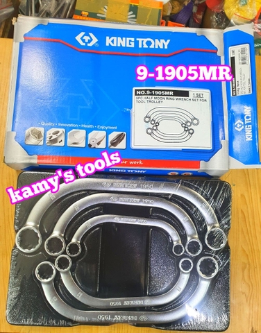 Bộ cờ lê 2 đầu vòng trái me Kingtony 9-1905MR 5 chi tiết từ 10-22mm