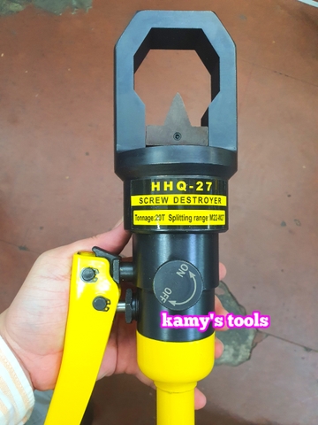 Kìm cắt đai ốc tán bulong thủy lực TLP HHQ-27 20 tấn cắt ty ren M22-M27