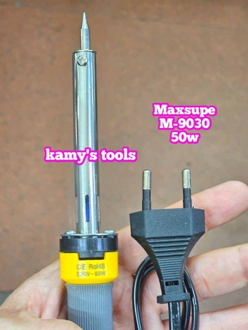 Mỏ hàn chì mỏ hàn thiếc mỏ thẳng Maxsupe 30w 50w 80w model M-9029 M-9030 M-9031
