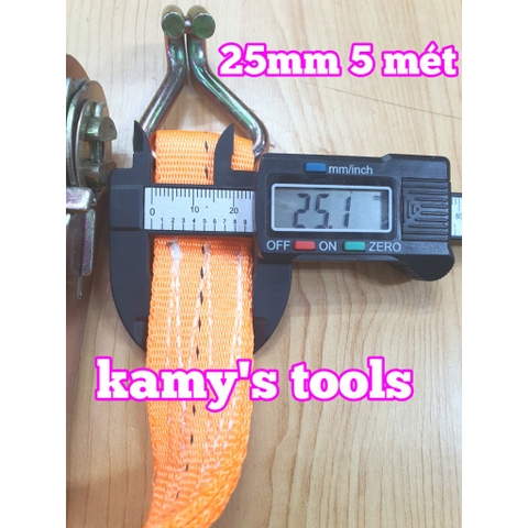 Dây cảo chằng hàng tăng đơ 25mm 5m (5 mét)