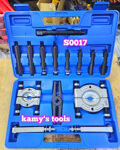 S0017 Bộ vam cảo đĩa chặn tháo vòng bi bạc đạn 30mm 75mm, bộ cảo đĩa mặt trăng 14 chi tiết C-mart