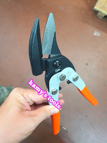 Kéo cắt tôn thạch cao mỏ xéo 10 inch 270mm Kapusi K-0077