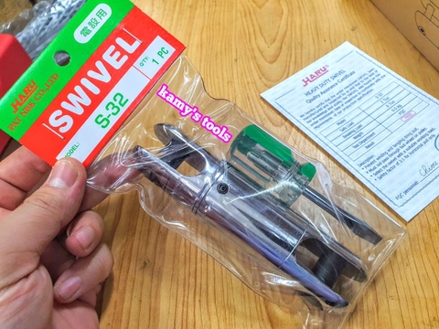 Khớp xoay con lắc chống xoắn cáp Haru Pat Ngk 32mm S-32 3 tấn - 9 tấn chính hãng