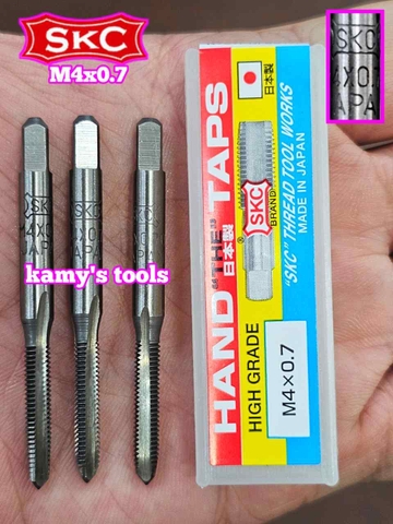 Bộ taro ta rô SKC M4x0.7 Nhật 3 mũi chính hãng logo khắc rõ nét