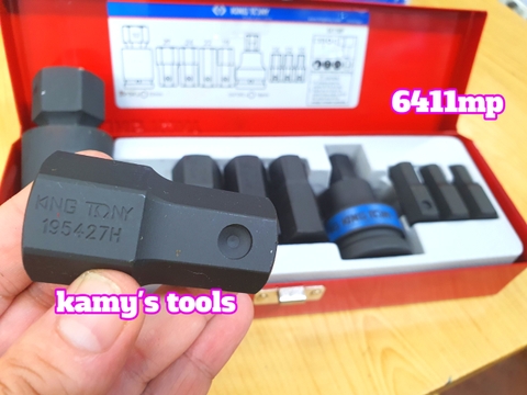 Bộ tuýp khẩu lú đầu lục giác 3/4 inch kingtony model 6411MP