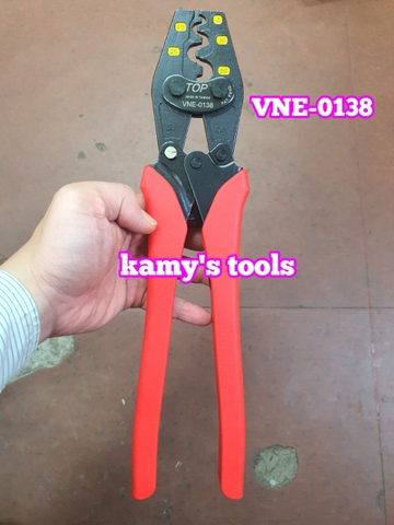 Kìm bấm cos nhanh trợ lực TOP 5.5-38mm2 model VNE-0138
