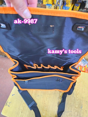 AK-9987 Túi xách đựng dụng cụ đồ nghề đa năng Asaki 320x110x290mm