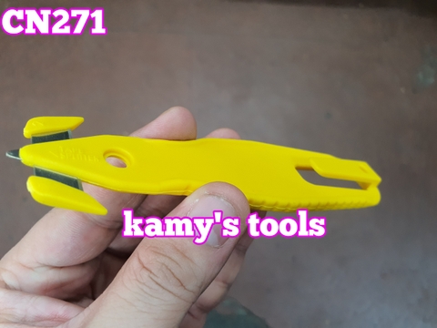 Dao rọc thùng carton cắt màng quấn pe mở bao bì CN271 Ybico đài loan