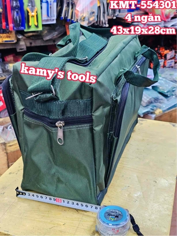Túi đựng đồ nghề 4 ngăn 43x19x28cm Kamytools KMT-554301