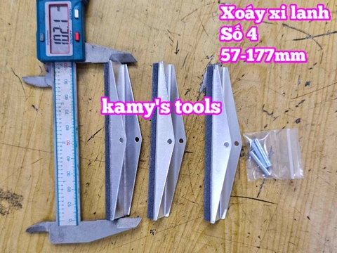 Dụng cụ doa mài xoáy lồng xy lanh động cơ 4 inch 57-177mm dài 290mm L+R+T và Bộ 3 đá mài (bán lẻ từng món)