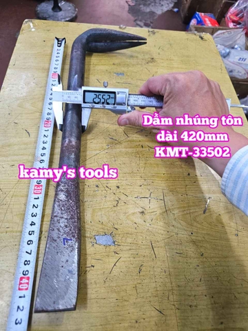 Dằm nhúng tôn dầm nắn tôn xà beng mỏ vịt sửa chữa tạo hình ô tô dài 380mm 420mm Kamytools KMT-33501 KMT-33502