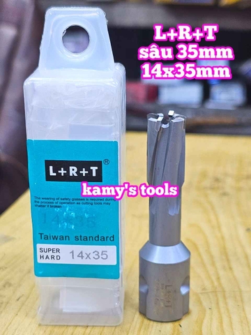 Mũi khoan từ có hợp kim L+R+T dài 35mm cỡ 12mm 13mm 14mm 15mm 16mm 17mm 18mm 19mm 20mm