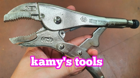 Kìm bấm chết 10 inch dài 250mm mỏ cong hộp màu xanh