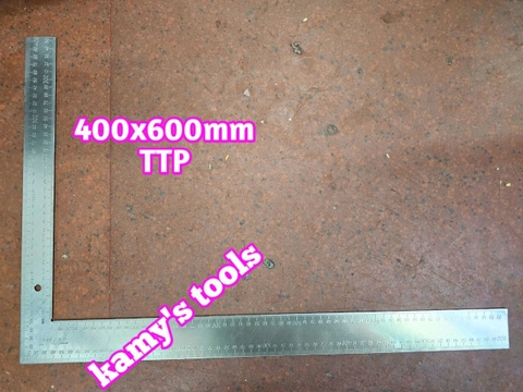 Thước ke vuông 400x600mm thép TTPusa 230-45-510, ê ke đo góc vuông