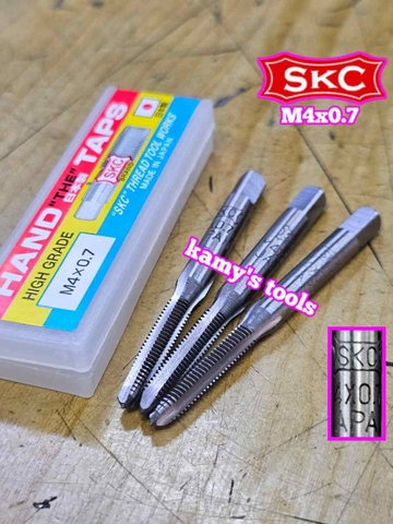 Bộ taro ta rô SKC M4x0.7 Nhật 3 mũi chính hãng logo khắc rõ nét