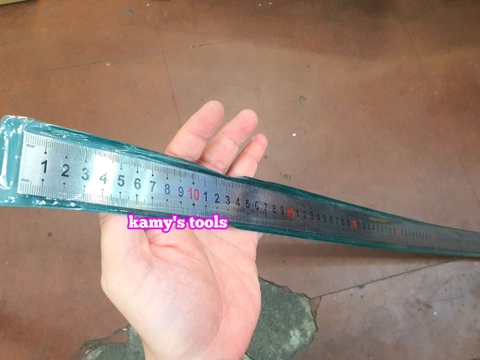 Thước lá inox 1m (1 mét) bản 30mm hệ inch và mét Berrylion model 00722058