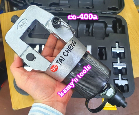 Đầu ép cos thủy lực CO-400A Tai Cheng TAC 17 tấn dạng chấm 16-400mm2, đầu bấm cos thủy lực