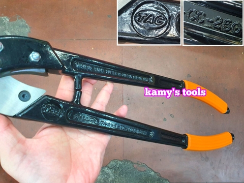 Kìm cắt cáp cơ CC-250 TAC tai cheng cắt dây cáp điện lõi đồng nhôm tiết diện 250mm2 dài 600mm