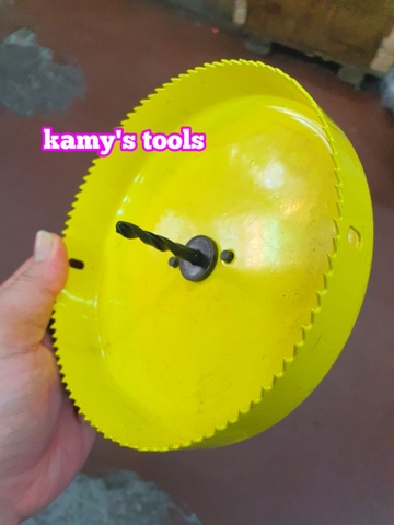 Mũi khoan khoét lỗ tròn gỗ thạch cao 127mm 152mm 160mm 168mm 170mm 180mm 190mm 200mm 210mm 220mm