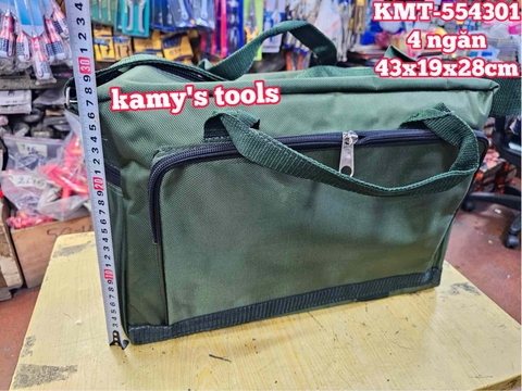 Túi đựng đồ nghề 4 ngăn 43x19x28cm Kamytools KMT-554301