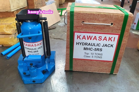 Đội móc 5 tấn đội đầu 10 tấn kích móc MHC-5RS Kawasaki, kích chân