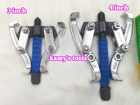 Cảo 2 chấu 3 inch 75mm và 4 inch 100mm Wetools thép Chrome Vanadium cao cấp, vam 2 chấu