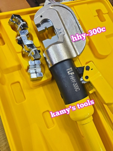 HHY-300C Kìm ép cos thủy lực TLP đầu chữ C 11 tấn 16-300mm2 khuôn dày 14mm