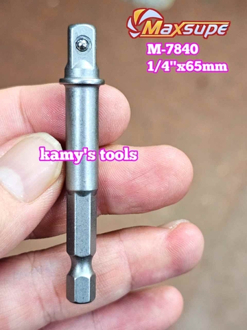 Đầu chuyển tuýp từ bắn vít sang bulong 1/4 inch và 1/2 inch Maxsupe M-7840 M-7841