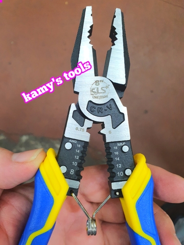 Kìm điện, kìm cắt, kìm nhọn đa năng bấm cos tuốt dây điện dài 8 inch LS+ model LS310659, LS310658, LS310660