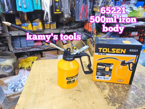 65221 Bình xịt dầu nhớt bình bơm nhớt 500ml Tolsen thân sắt