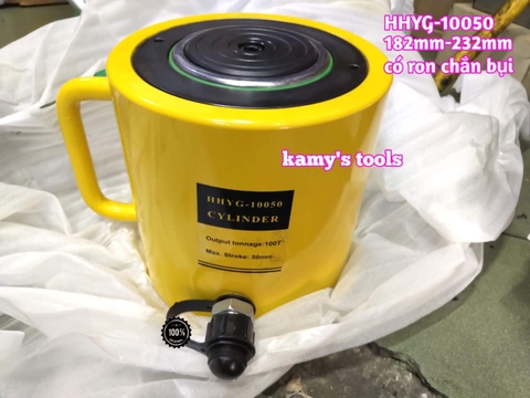 Kích thủy lực 100 tấn TLP hành trình 50mm HHYG-10050 182mm-232mm