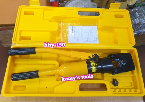 Kìm ép cos thủy lực TLP HHY-150 dạng chấm 11 tấn 14mm2-150mm2