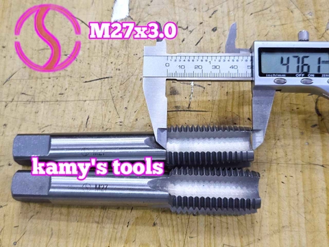 Bộ ta rô taro tạo ren trong Shanghai 27mm M27x3.0