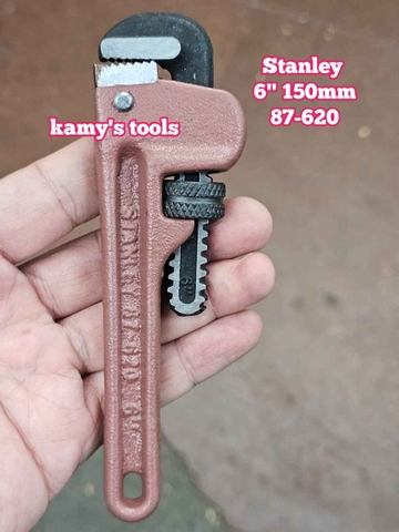 Mỏ lết răng 6 inch 150mm Stanley 87-620 ngàm mở 22mm