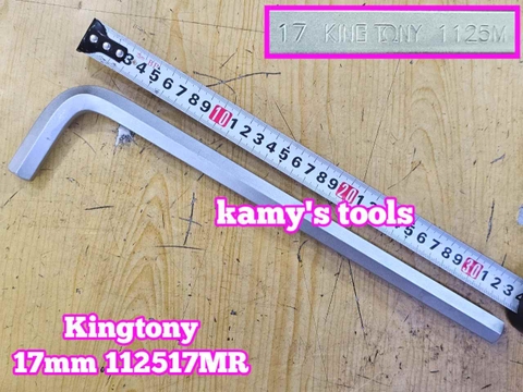 Lục giác đầu bằng 17mm Kingtony 112517MR dài 337mm