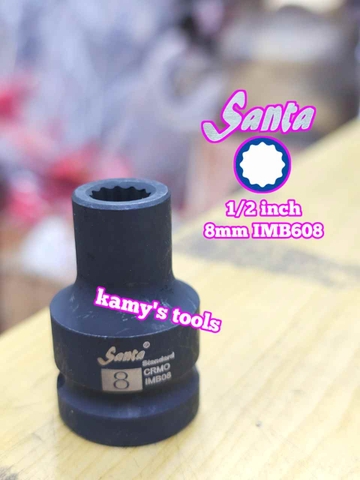 Đầu tuýp 1/2 inch 12 cạnh Santa 8mm 10mm 12mm 13mm 14mm IMB608 IMB610 IMB612 IMB613 IMB614