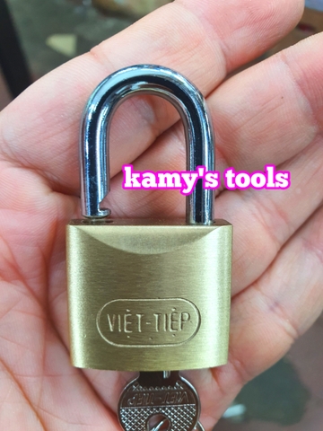 [Chính hãng] Ổ khóa việt tiệp thau bấm 3 phân model 01280