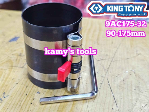Cảo vô bạc xéc măng ép piston Kingtony 9AC175-32 cao 80mm mở 90-175mm