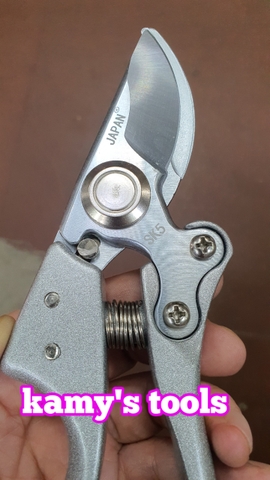 Kéo cắt cành Japan Nhật Bản lưỡi thép SK-5 siêu bền trợ lực cắt nhẹ