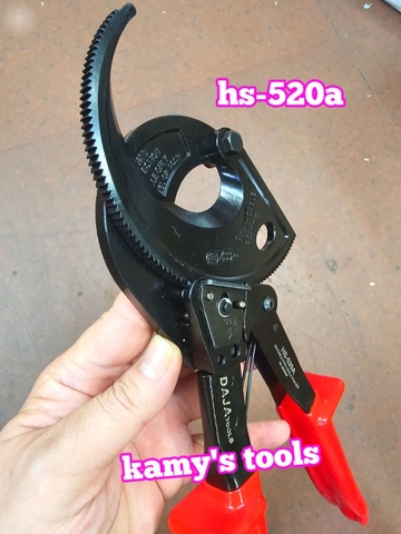 Kìm cắt cáp nhông DAJA HS-520A đồng nhôm 400mm2 hay 52mm trở lại, kìm cắt cáp trợ lực