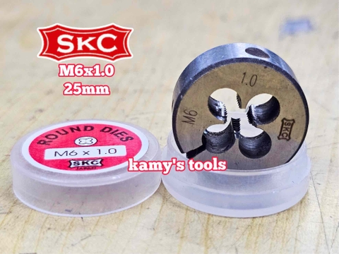 Bàn ren SKC M6x1.0 (6x1.0) đường kính 25mm Nhật SKC-432506A