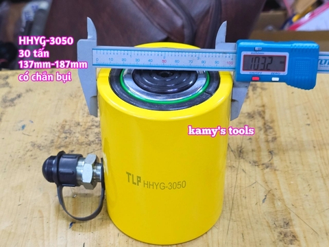 Kích thủy lực 30 tấn hành trình 50mm TLP HHYG-3050 137mm-187mm