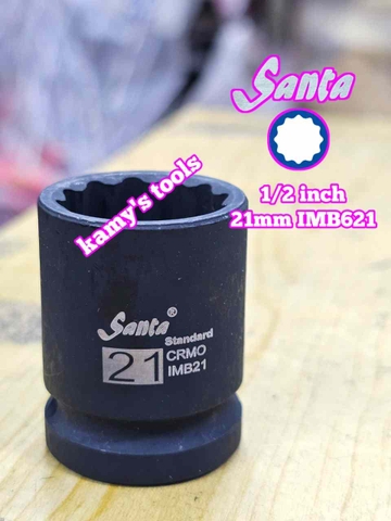 Đầu tuýp 1/2 inch 12 cạnh Santa 21mm 23mm 27mm 30mm 32mm IMB621 IMB623 IMB627 IMB630 IMB632