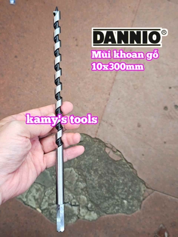 Mũi khoan gỗ xoắn ốc đuôi lục giác 8mm 10mm 12mm 14mm 16mm 18mm 20mm 22mm 25mm dài 300mm Dannio