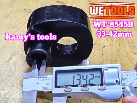 Vam cảo rotuyn lái trong tháo lắp thanh lái trong dạng con lăn Wetools WT-8545B mở từ 33-42mm