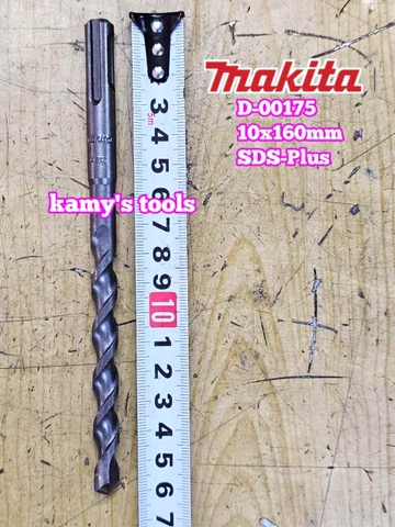 Mũi khoan bê tông chuôi gài SDS-Plus Makita 10mm dài 160mm 10x160mm D-00175
