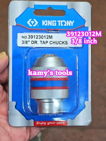 39123012M Đầu vặn taro quay ta rô 3/8 inch lỗ vuông 4mm-9mm Kingtony