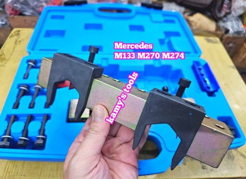 Bộ dụng cụ cân cam dưỡng đặt cam căn chỉnh thời gian xe Mercedes M133 M270 M274 Wetools 15 chi tiết WTME1808