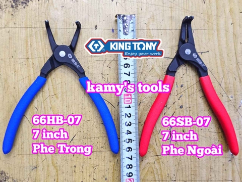 Kìm mở phe Cong trong ngoài 7 inch Kingtony 66HB-07 66SB-07 mở phe 19-60mm
