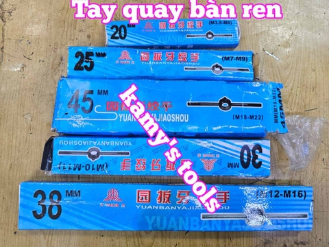 Tay quay bàn ren tạo ren ngoài Tianjie M3.5-M6 M7-M9 M10-M11 M12-M16 M18-M22